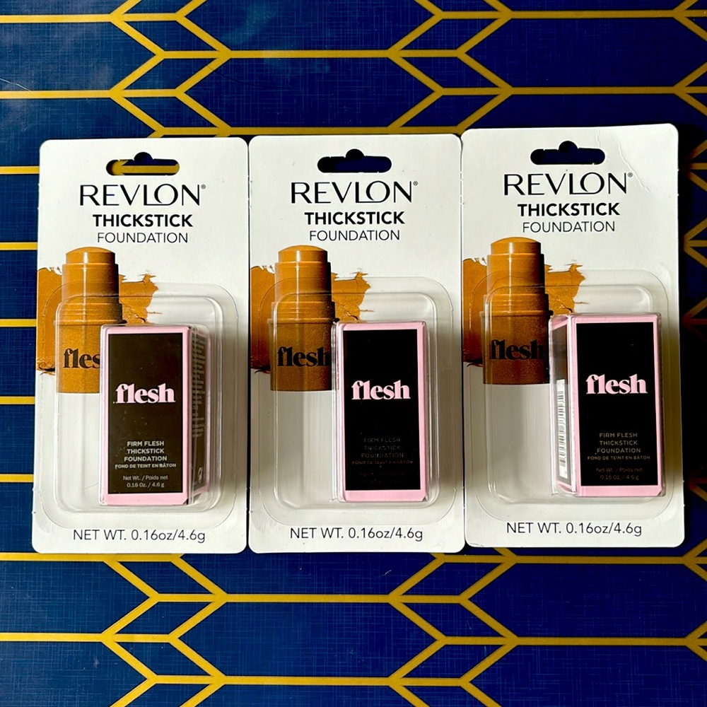 BUNDLE REVLON FIRM FLESH STICK FOUNDATION: Froth, Muffin & Merengue.